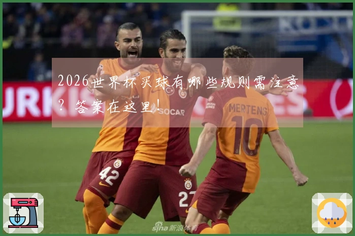 2026世界杯买球有哪些规则需注意？答案在这里！